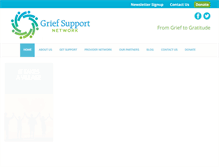 Tablet Screenshot of griefsupportnet.org